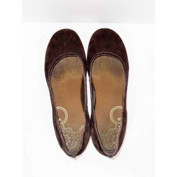 Merrell Avesso Suede Espresso Brown Slip On Comfort Ballet Flats Women's Sz 6.5 - Picture 6 of 11